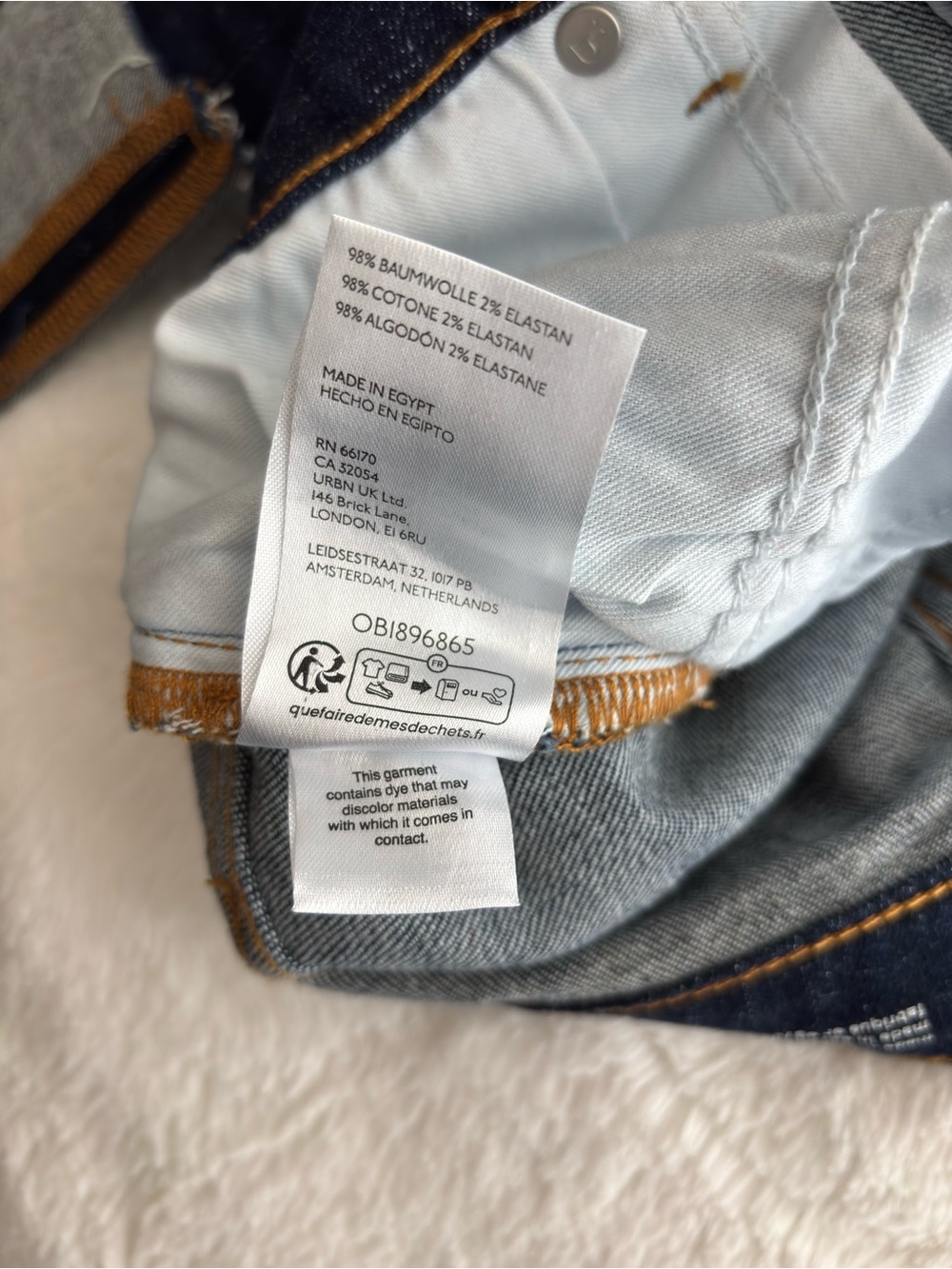 Pilcro Anthropologie Scotty Cuffed High Rise Straight Leg Jeans Size 26 Blue - Picture 12 of 14
